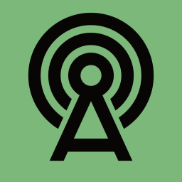 AnnounceCast Logo: The letter 'A' that looks like a radio tower
